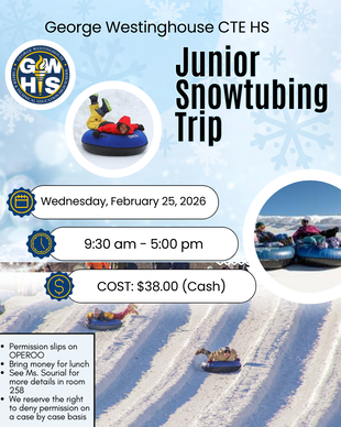 jr snow tubing trip flyer